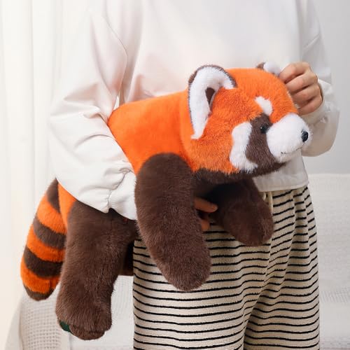 Red Panda Stuffed Animal Plush Toy, 11.8in Soft Hugging Pillow