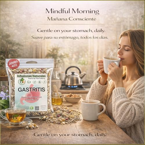 Herbal Tea for Digestive Support - Caffeine-Free, Non-GMO, 4 oz | Gastritis-BYE