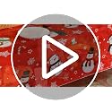 Irenare 3-Piece Christmas Snowman Tablecloth Set - Red, Waterproof Plastic