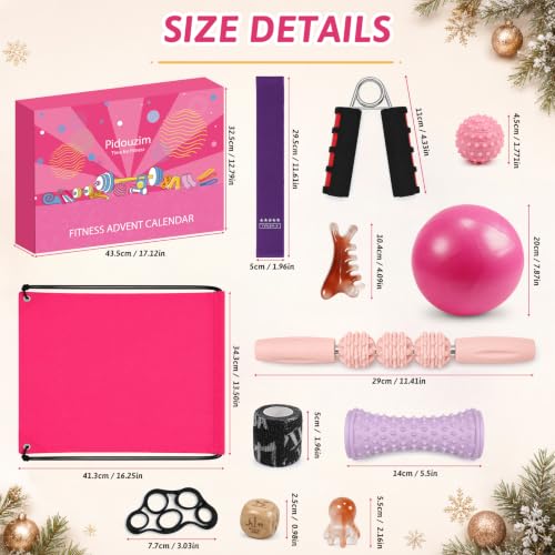 Fitness Advent Calendar 2026 for Women - Pilates & Exercise Gear, Variation 24