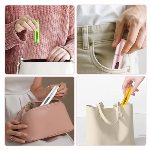 Refillable Perfume Atomizer Travel Spray Bottle 5ml 10-Pack