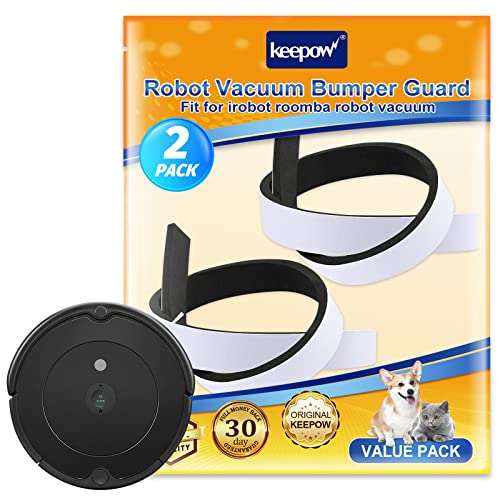 KEEPOW Soft Bumper Guard for iRobot Roomba - 2 Pack, 21-Inch Protection