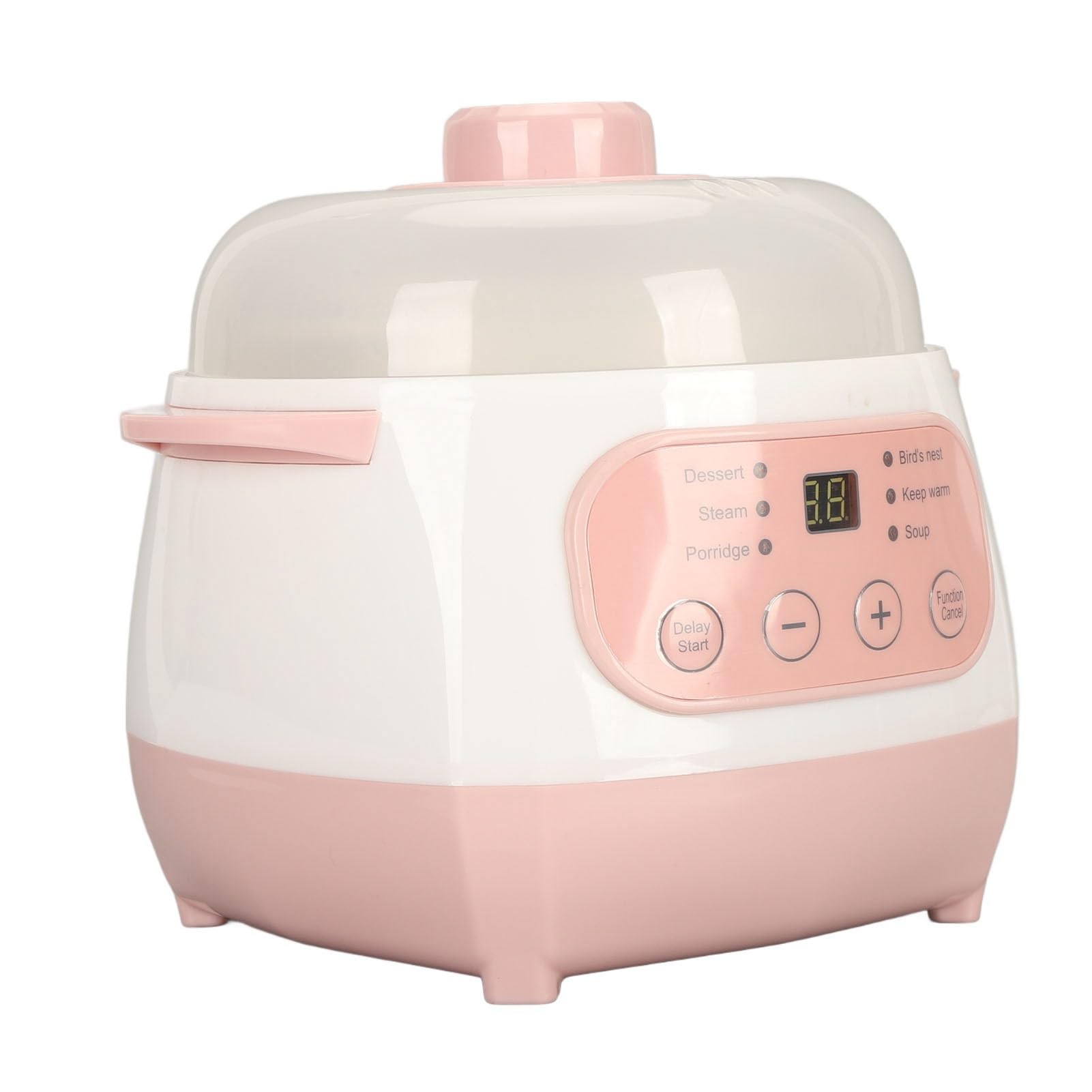 Mini Ceramic Stew Cooker With 1l Capacity And Antidry Burn Function, Electric Slow Cookers For Small Kitchen, Electric Stewing Pan Appointment Timing Sputum Stewed Automatic Boiled Porridge