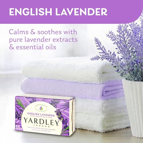 Yardley London English Lavender Moisturizing Bar Soap 4.25 oz