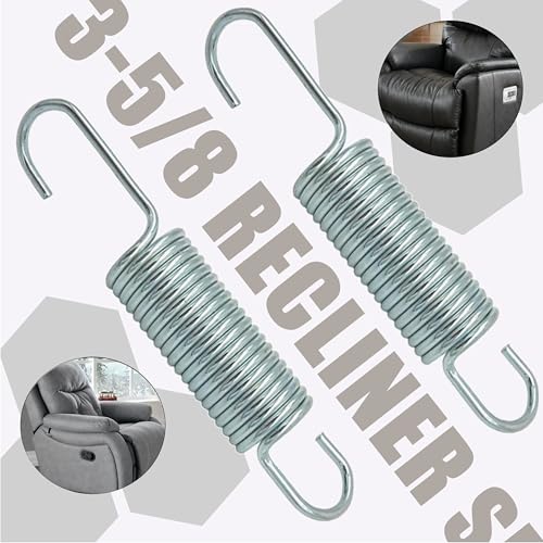 Recliner Replacement Parts - 3-5/8" Long Neck Springs (2-Pack)