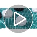 Jovitec 32-Piece Black ABS Cube Connectors for Wire Storage