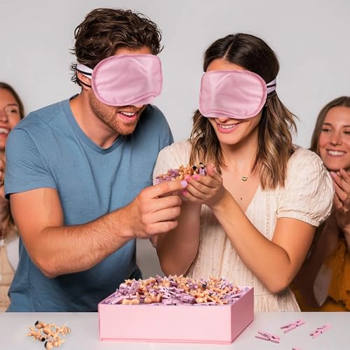 Pink Grab Baby Game Set - 4 Sets for Baby Shower Fun
