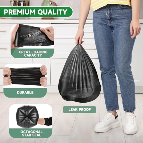 Chenyucheng Biodegradable Small Trash Bags 4 Gallon - 100 Count