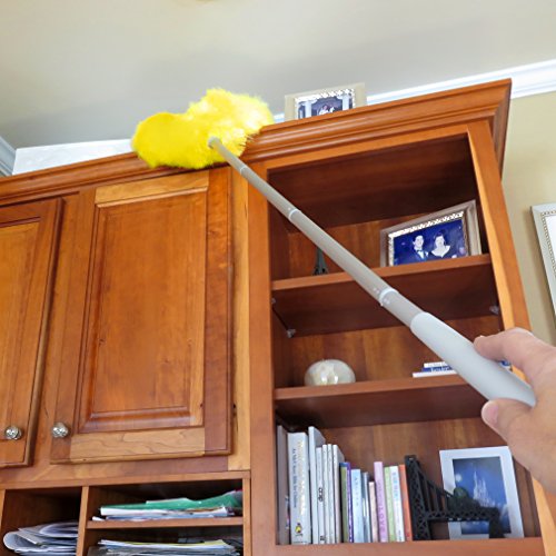 Evelots Ceiling Fan Blade Duster with 9-Foot Extension Pole
