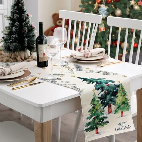 Christmas Table Runner 13x71 Inch - Festive Holiday Decor