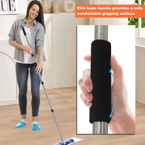 Adjustable Mop Handle Replacement - 30" to 58" Stainless Steel