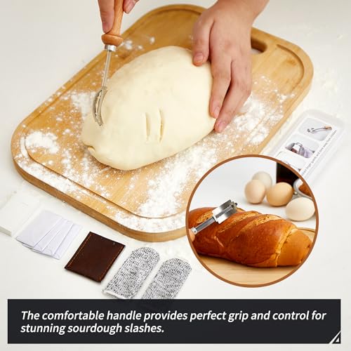 Bread Lame Scoring Tool with 10 Razor Blades for Artisan Baking