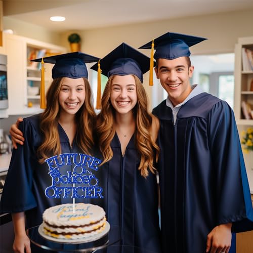 Future Police Officer Cake Topper | Graduation Party Decor
