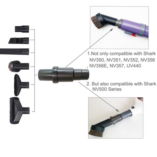 32mm(1.26 inch) Vacuum Hose Adapter for Shark Navigator Lift-Away Models NV500,NV350,NV351,NV352,NV356,NV356E,NV357,NV360,NV370,UV440,NV550 Vacuum Attachments Brushes