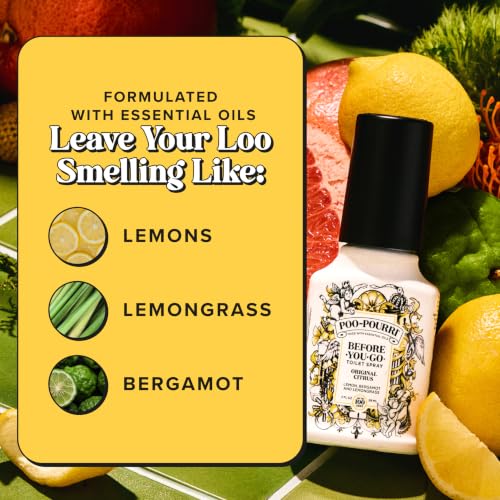 Poo-Pourri Before-You-Go Toilet Spray, Original Citrus, 2 Fl Oz