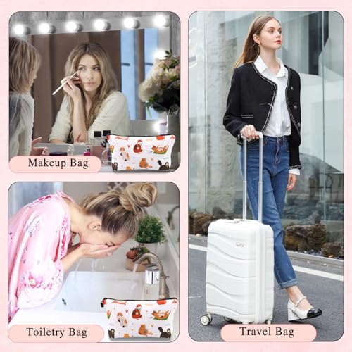 Cat Travel Toiletry Bag and Makeup Organizer for Women
