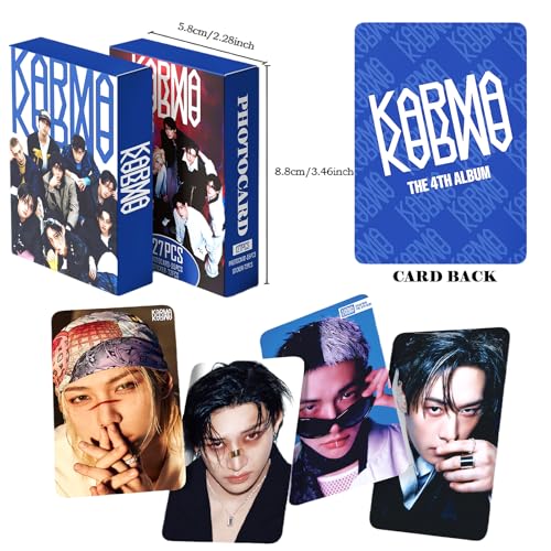 KARMA Photocard Set - 127 PCS Including 55 Photocards & 72 Stickers