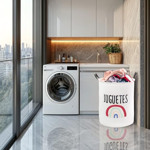 Mziart Kids Laundry Basket - Waterproof & Collapsible 19.7 Inch