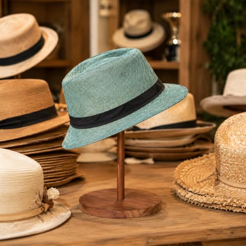 Wooden Hat Display Stand for Hats, Wigs & Accessories - 10x5.7 Inch
