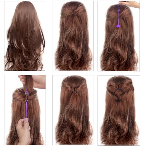 16-Piece Quick Topsy Tail Hair Beader and Braiding Loop Tool Kit