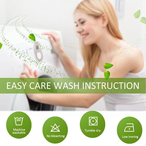 NICETOWN Thermal Insulated Blackout Curtains, Teal Blue, 42x45, Set of 2