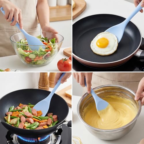 Heat Resistant Silicone Spoon Spatula - 600°F Non-Stick Kitchen Utensil
