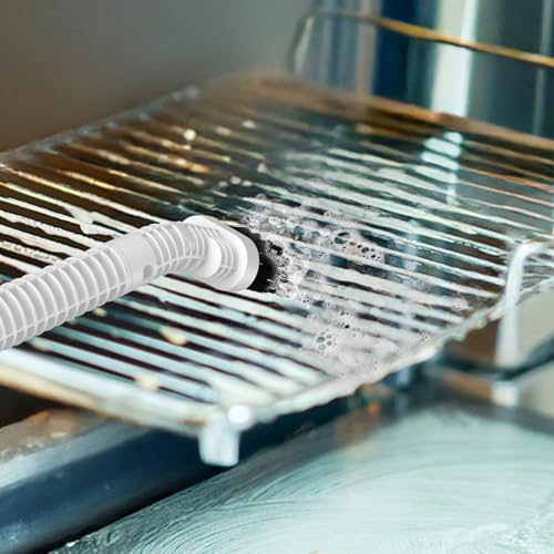 FEPPO Steam Cleaning Brush Head Set - 2 Nylon & 1 Stainless Steel Brushes for Handheld Steam Mop