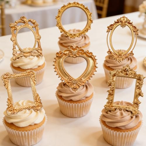9-Piece Silicone Picture Frame Molds for Cake & Chocolate Decoration