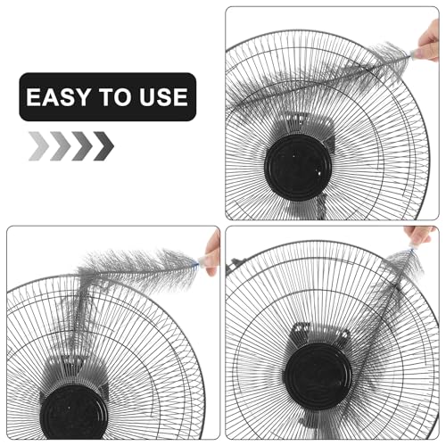 Yuanchu Gray 2-Pack Bendable Fan & Vent Cleaning Brushes Microfiber Dusters