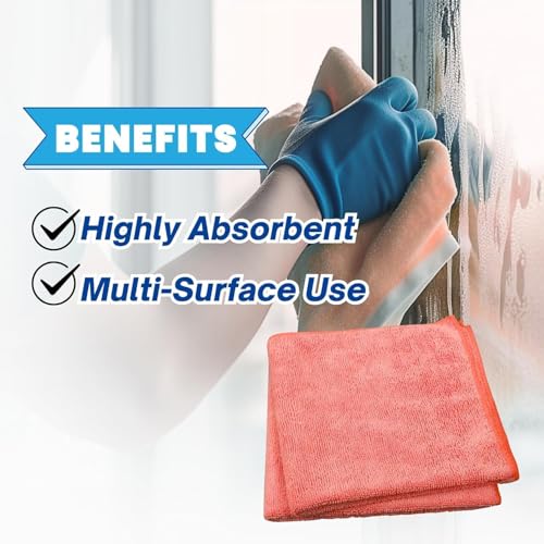 Ultra Absorbent Microfiber Cleaning Cloth 40x40 cm - 250 GSM