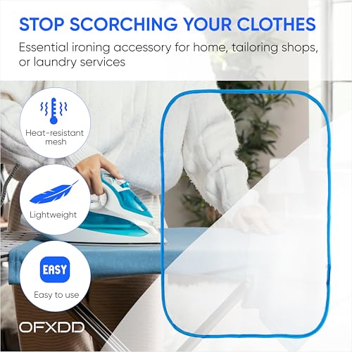 Ironing Mesh Cloth Protector - Pack of 2 for Safe Ironing