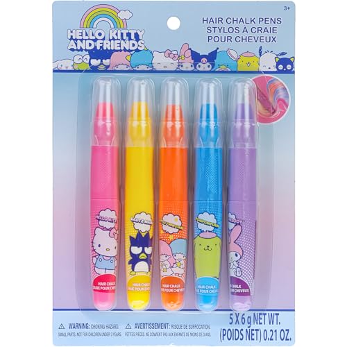 Townley Girl Hello Kitty Washable Temporary Hair Chalk Markers Set