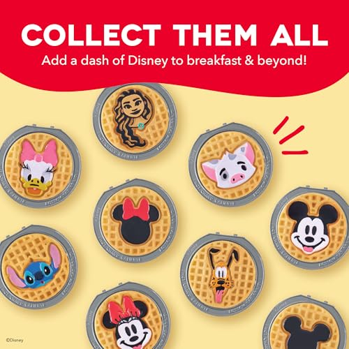DASH Mini Waffle Plate Set - Donald & Daisy, 4-Inch Nonstick, 2-Pack