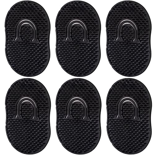 Difenni Portable Palm Grooming Set 6 Pack Scalp and Beard Brushes