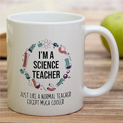 Retreez Funny Science Teacher Mug - White Ceramic Coffee Cup Gift - TCH015