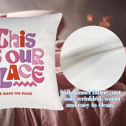 Music Lyric Inspired Pillow Cover, Singer Merchandise 18x18 inch, Fan Gift