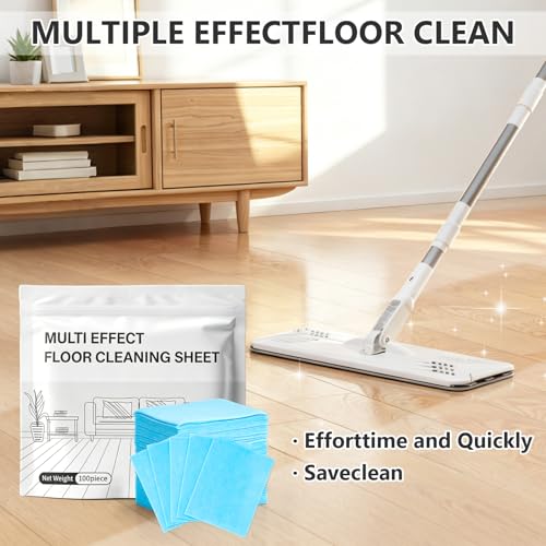100PCS Multi-Surface Floor Cleaning Tablets for Wood, Tile & Vinyl
