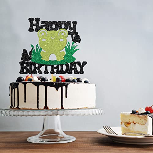 Frog Birthday Cake Topper - Cute Party Decor for Kids