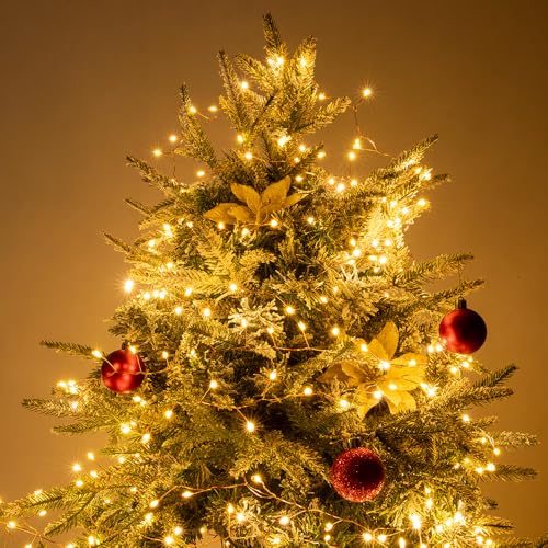 20ft 200 LED Fairy Lights Firecracker Copper String Christmas Decor