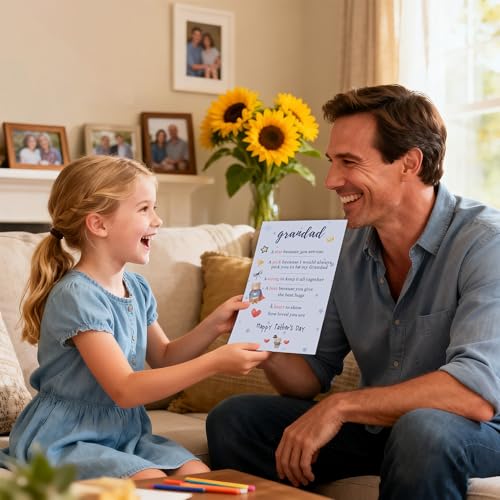 Father's Day Card for Grandpa - Funny Message Card by Blumon