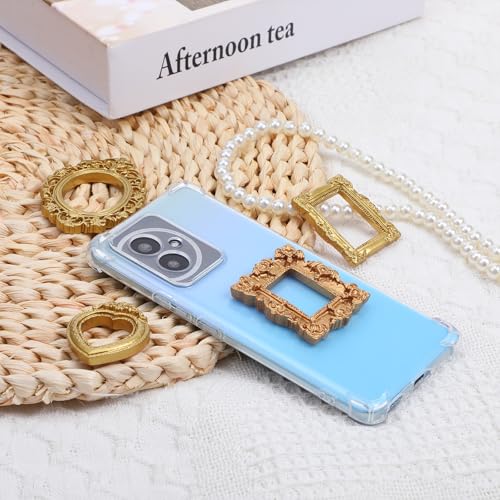 12 Pcs Vintage Mini Gold Picture Frames, Antique Resin Baroque Photo Frames