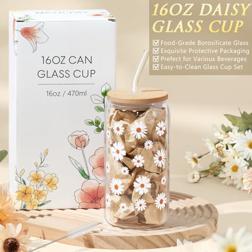 Happy Birthday Gift Basket for Women Mom Sister - Daisy Deluxe Set