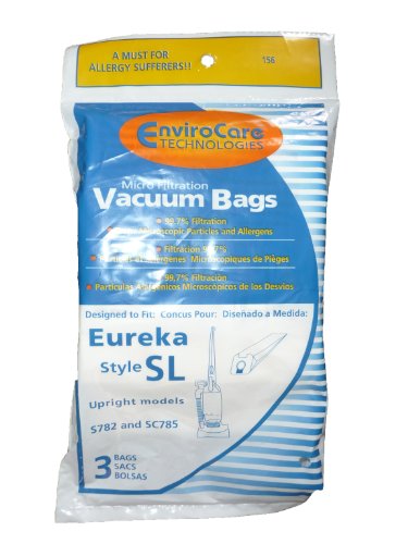 EnviroCare Replacement Vacuum Dust Bags for Eureka, Electrolux, Sanitaire SL