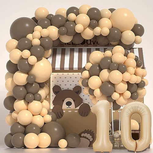40 Inch Caramel Number 100 Foil Balloons for Celebrations