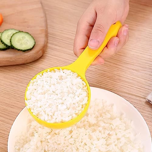 Yellow Non-Stick Rice Paddle & Sushi Mold for Rice Balls