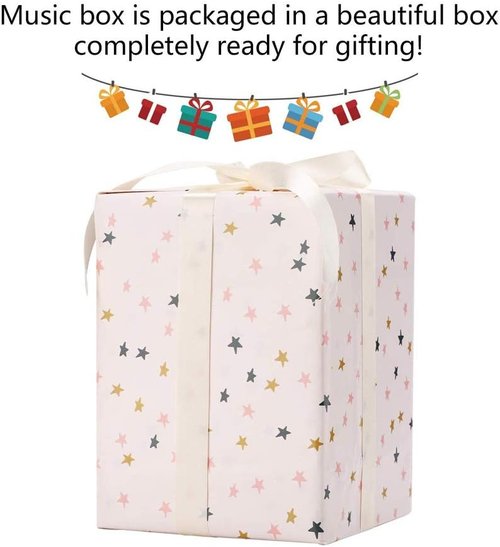 LOVE FOR YOU Musical Snow Globe Carousel | Gift-Wrapped with Ribbon, Colorful Lights & Horses | Perfect for Girls, Daughters, Granddaughters & Niece