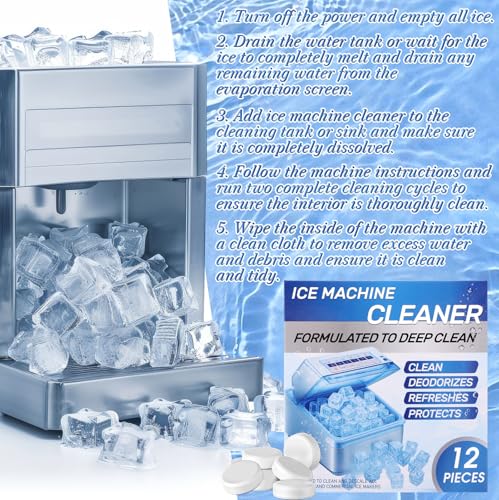 Swiffen Ice Machine Cleaner Tablets - 24 Pack Descaler for Ice Makers