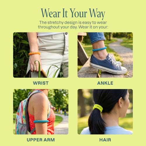 Cliganic Mosquito Repellent Bracelets - Natural 10 Pack for Kids & Adults