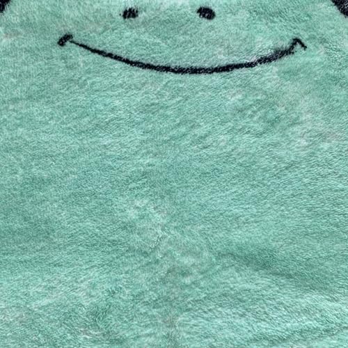 Green Frog Bath Mat, 18" x 30" Non-Slip Soft Plush Kawaii Bathroom Rug