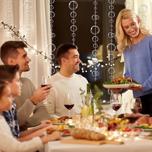 8-Pack Transparent Bubble Garlands Ocean Theme Party Decor